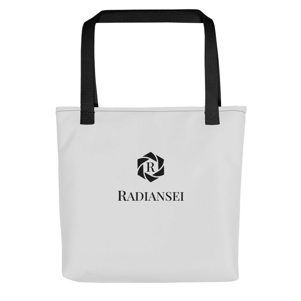 Radiansei Simple Silver Tote Bag - Moqaz