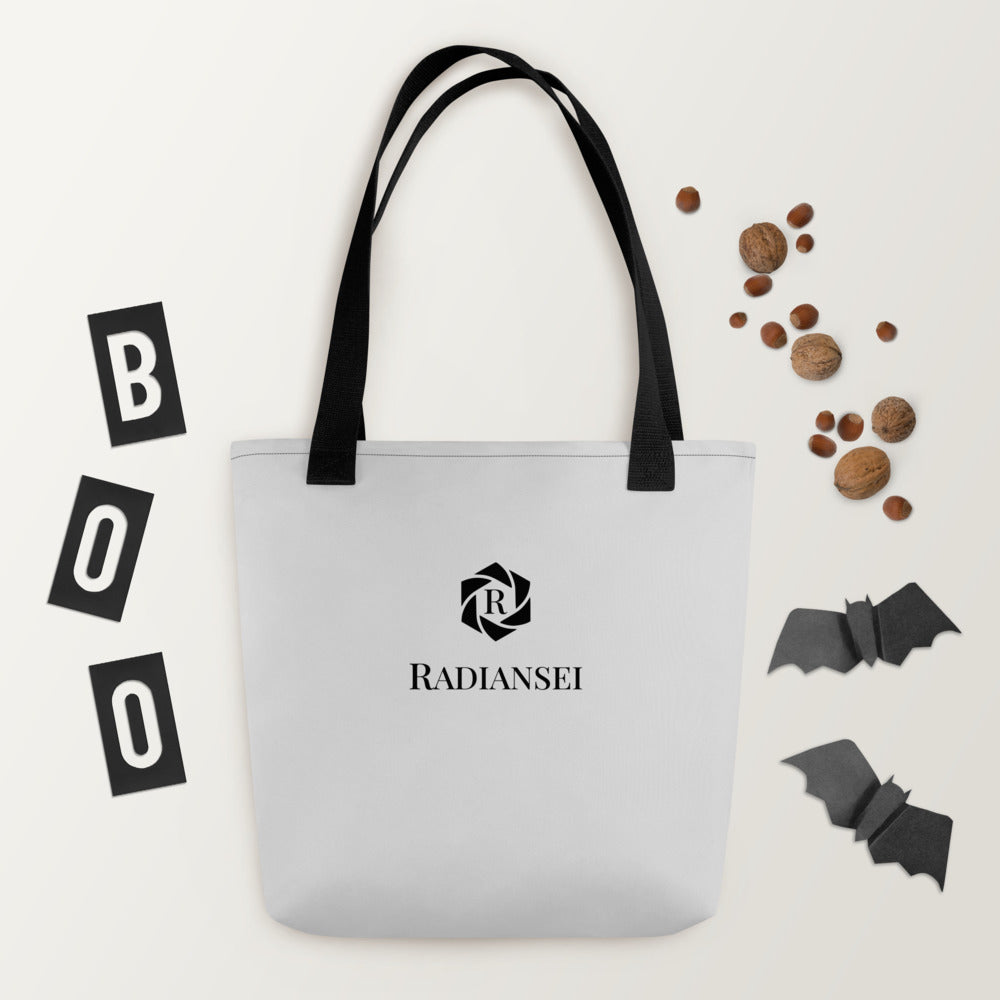 Radiansei Simple Silver Tote Bag - Moqaz