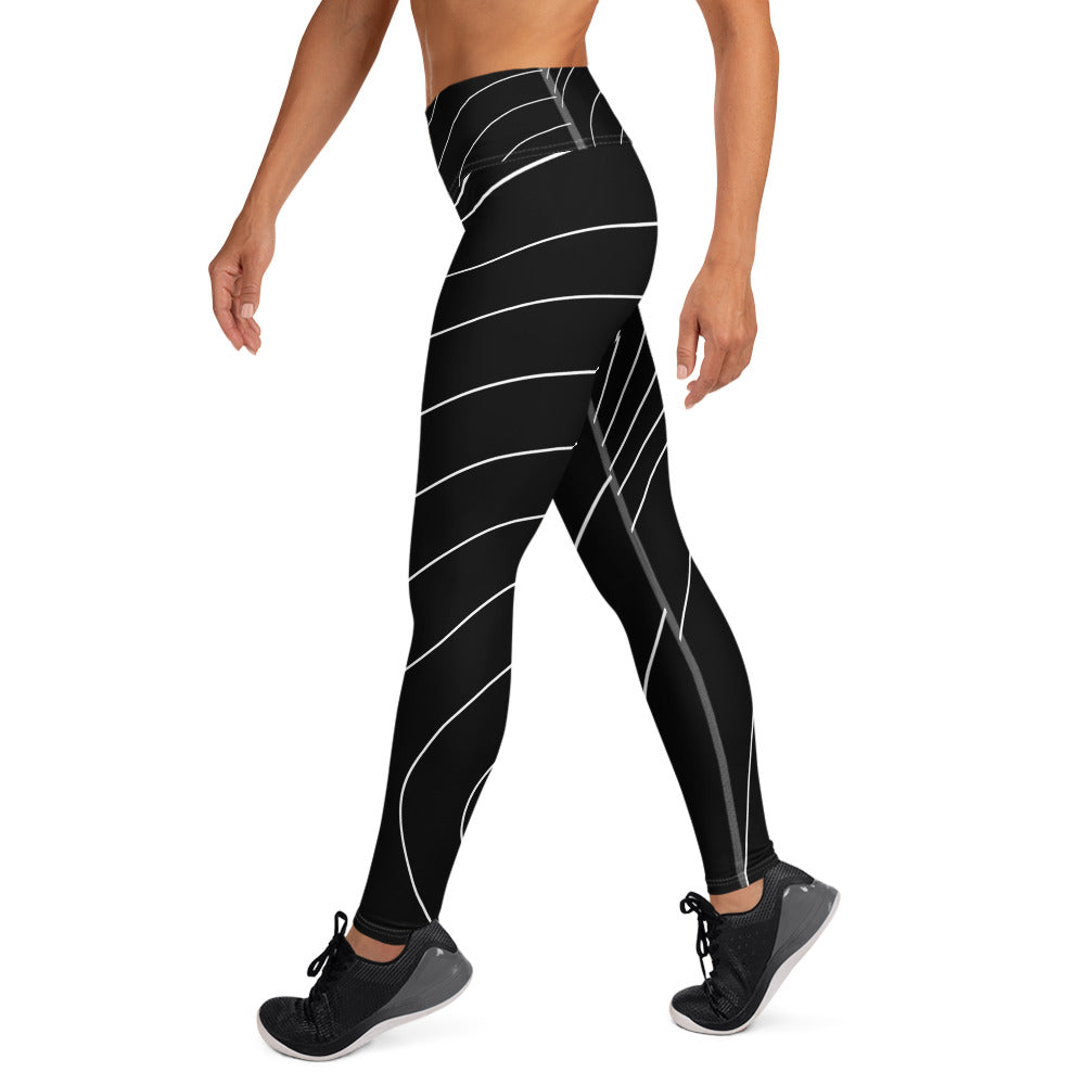 Radiansei Black Cat Yoga Studio Leggings - Moqaz