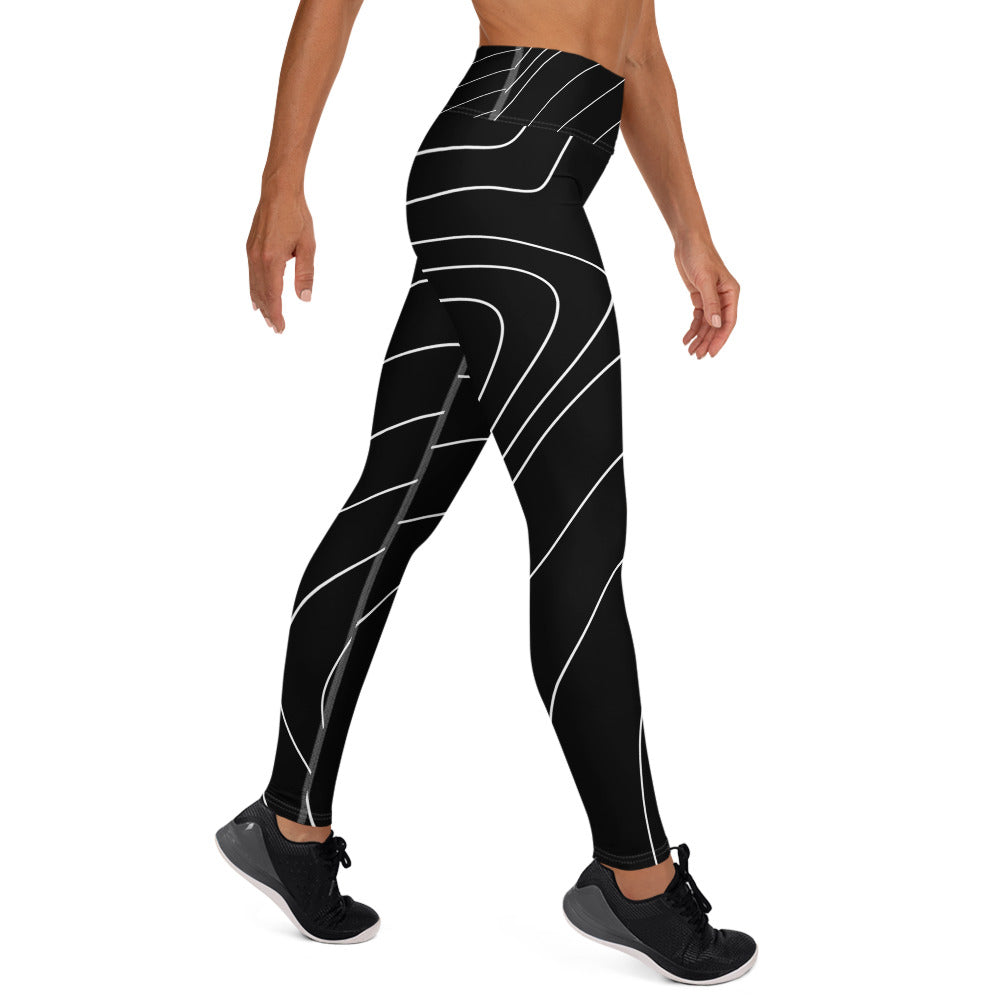 Radiansei Black Cat Yoga Studio Leggings - Moqaz