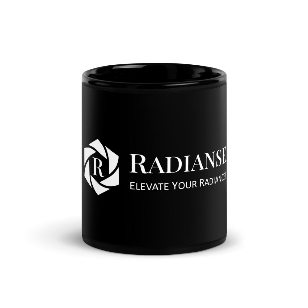 Radiansei Signature Black Glossy Mug - Moqaz