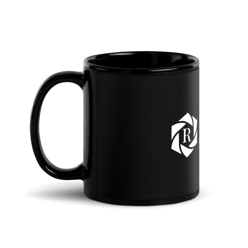 Radiansei Signature Black Glossy Mug - Moqaz