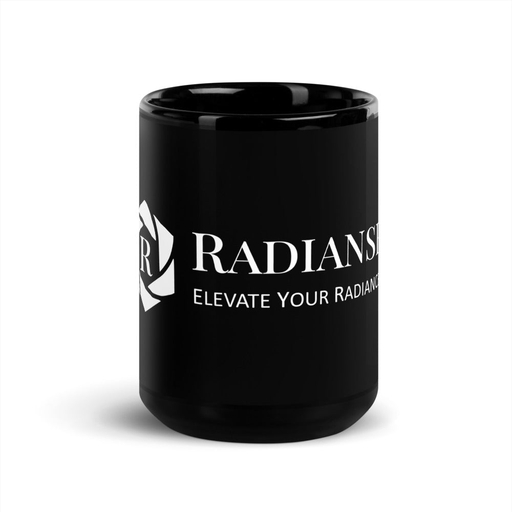 Radiansei Signature Black Glossy Mug - Moqaz